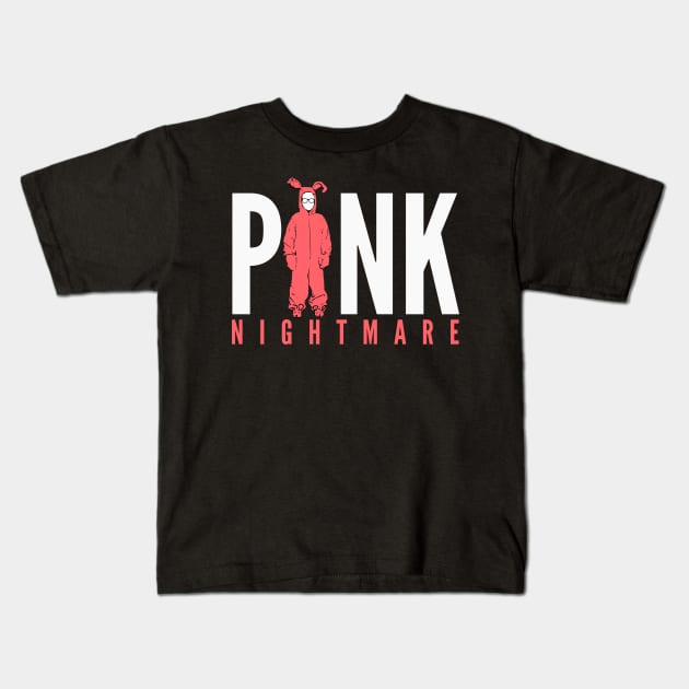 Pink Nightmare Kids T-Shirt by HilariousDelusions